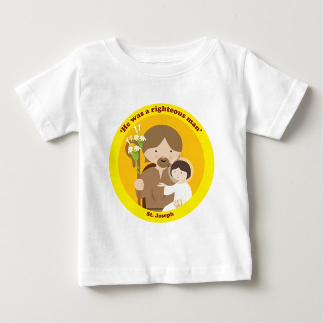 Camiseta Para Bebê St Joseph (Frente)