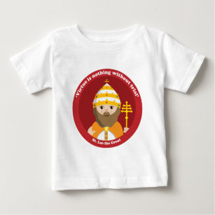 Camiseta Para Bebê St. Leo o excelente