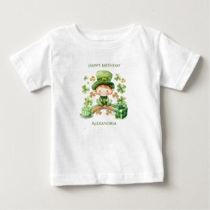 Camiseta Para Bebê St Patricks Lucky One Guest