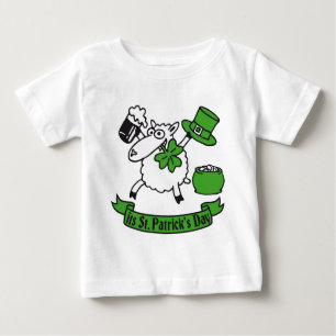 Camiseta Para Bebê St Patricks sheep