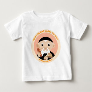 Camiseta Para Bebê St. Vincent de Paul