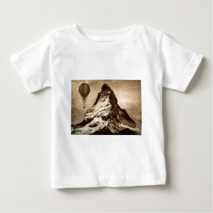 Camiseta Para Bebê Steampunk Matterhorn