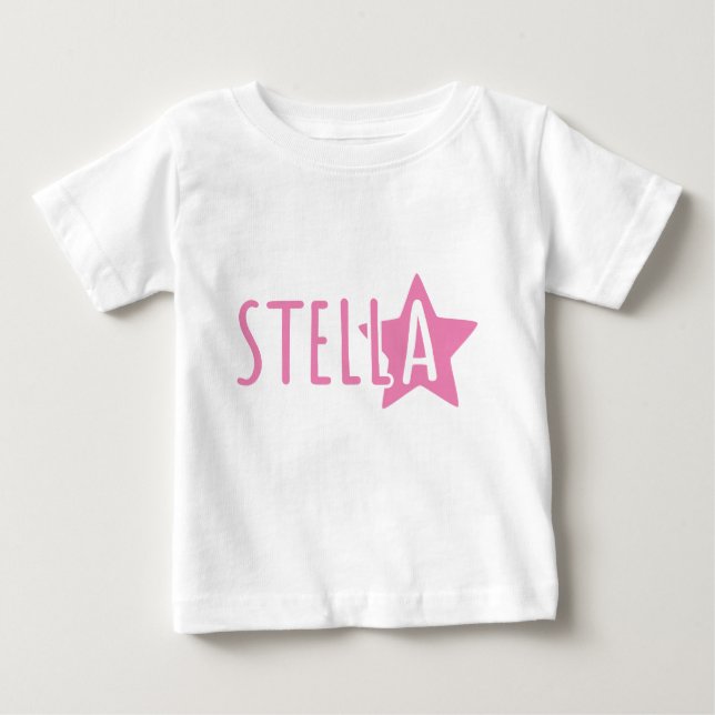 Camiseta Para Bebê Stella (Frente)
