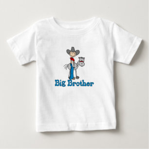 Camiseta Para Bebê Stick Cowboy Big Brother