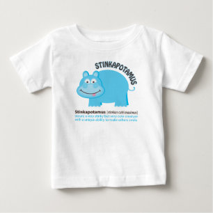 Camiseta Para Bebê Stinkapotamus