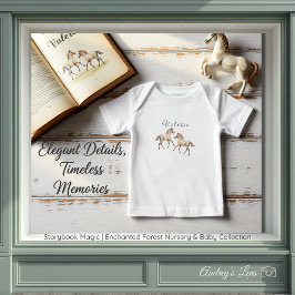 Camiseta Para Bebê Storybook Magic Enchanted Forest 