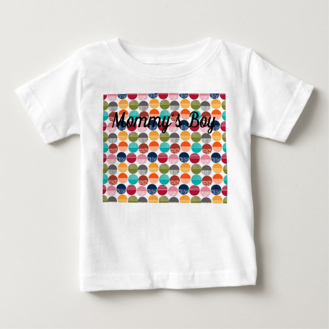 Camiseta Para Bebê Stripes e Sólidos (Frente)