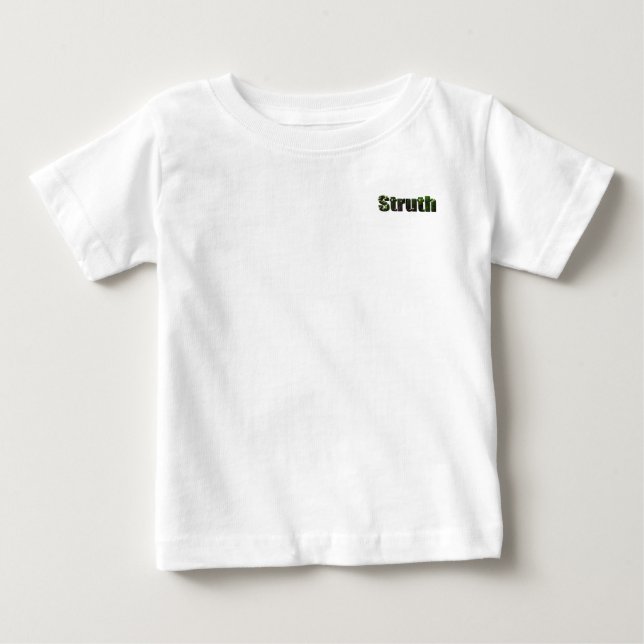 Camiseta Para Bebê Struth! Aussie Slang Word, (Frente)