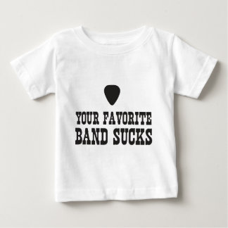 Camiseta Para Bebê Sua banda favorita suga
