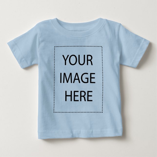 Camiseta Para Bebê Sua Imagem Aqui Branco  (Frente)