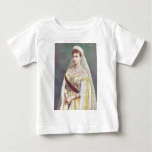 Camiseta Para Bebê Sua Majestade Imperial A Impressão da Rússia