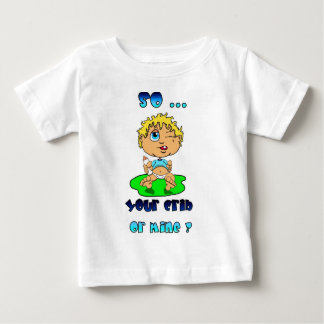 Camiseta Para Bebê Sua ucha. mina de .or