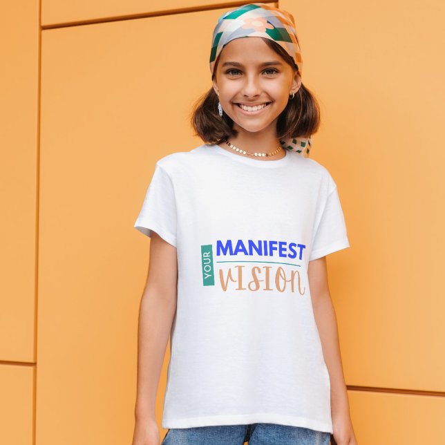 Camiseta Para Bebê Sua Visão Manifesta (Criador carregado)