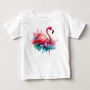 Camiseta Para Bebê Sublimação Flamingo-95158