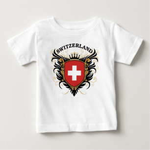 Camiseta Para Bebê Suiça