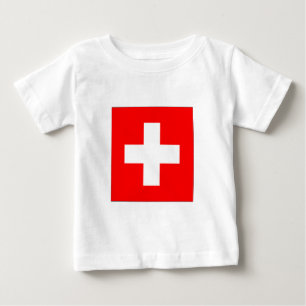 Camiseta Para Bebê Suiça