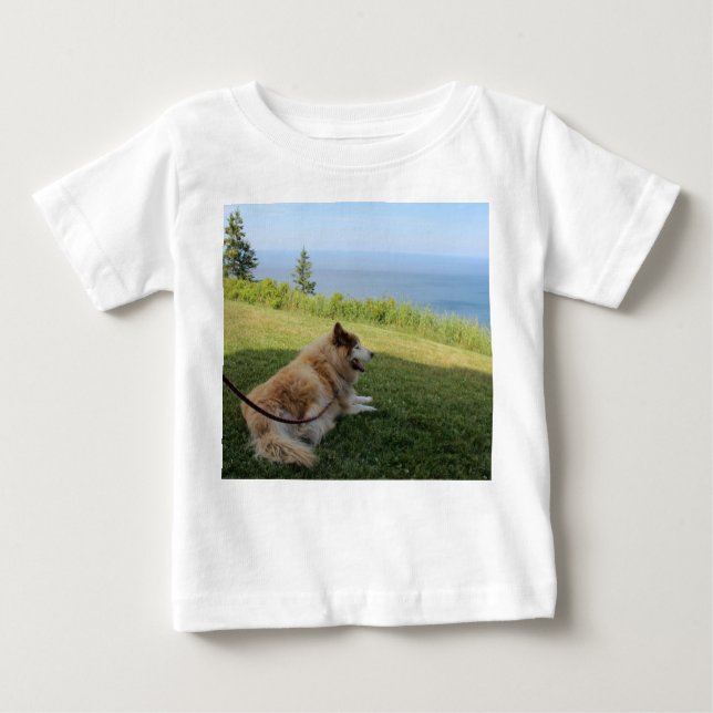 Camiseta Para Bebê Suka aproveitando o Cabo George (Frente)