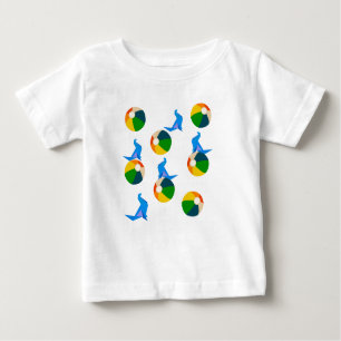 Camiseta Para Bebê Summer Mood Toddler Ruffle Tee, Branco