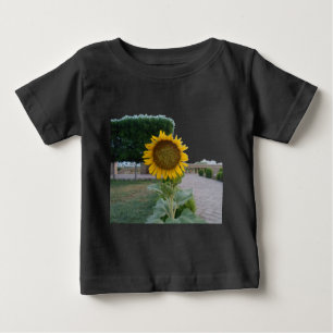 Camiseta Para Bebê Sunflower Art Impressão