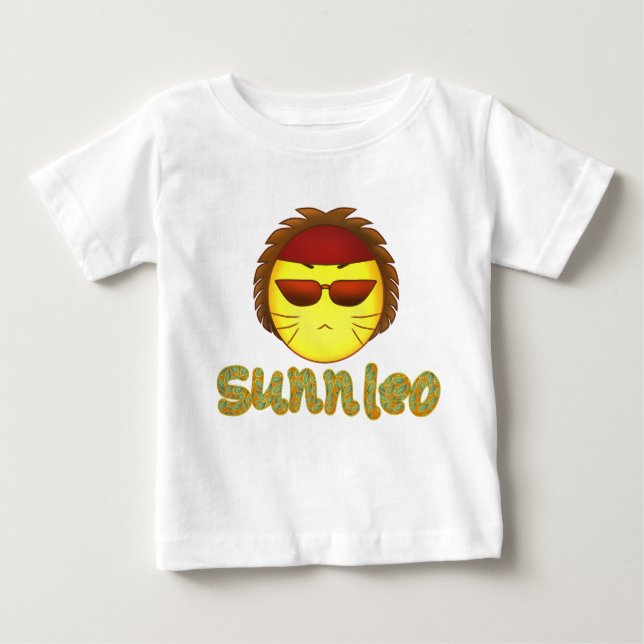 Camiseta Para Bebê Sunnleo (Frente)