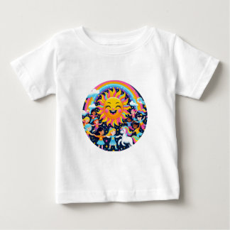 Camiseta Para Bebê Sunny Smile