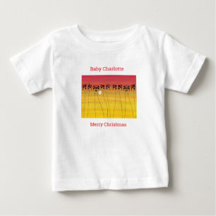 Camiseta Para Bebê Sunset tropical demais