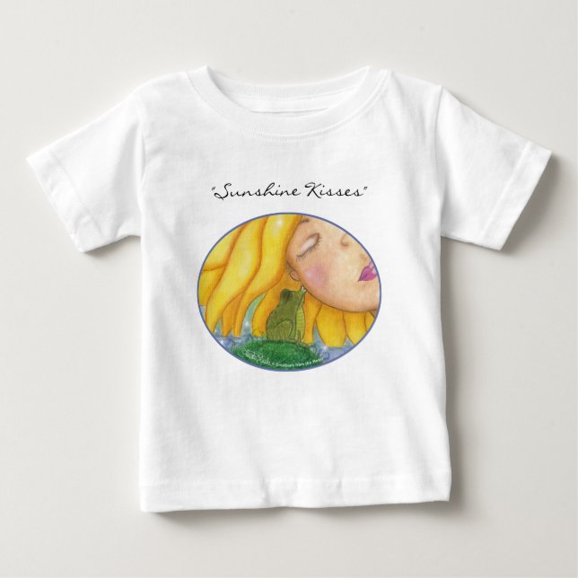 Camiseta Para Bebê Sunshine Kisses (Frente)