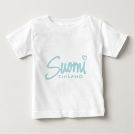 Camiseta Para Bebê Suomi Finlândia 5