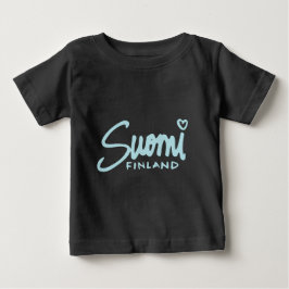 Camiseta Para Bebê Suomi Finlândia 5