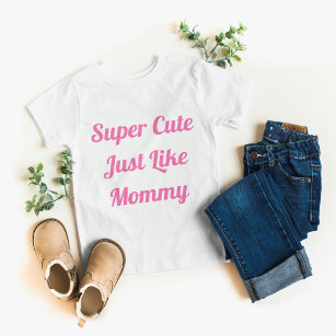 Camiseta Para Bebê Super Bonita Como Mamãe