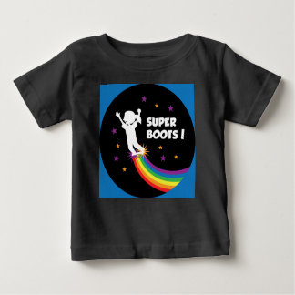 Camiseta Para Bebê Super botas, reconhecimento de pé-de-galinha