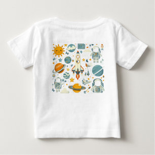 Camiseta Para Bebê Super-herói Baby