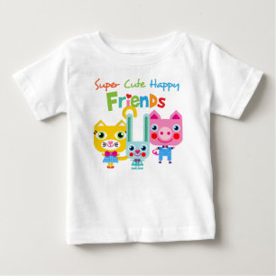 Camiseta Para Bebê superfriends.png