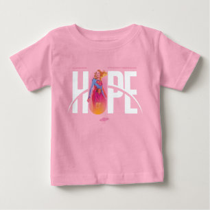 Camiseta Para Bebê Supergirl Esperança