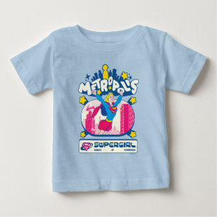 Camiseta Para Bebê Supergirl Super Pop Mulher do Amanhã