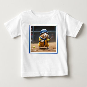 Camiseta Para Bebê **"Superstar do Softball: O Grande Jogo do Porco d