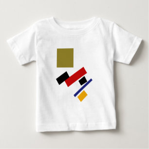 Camiseta Para Bebê Suprematismo Kazimir Malevich