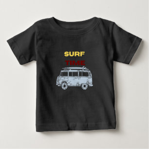 Camiseta Para Bebê Surf de verão, bebê