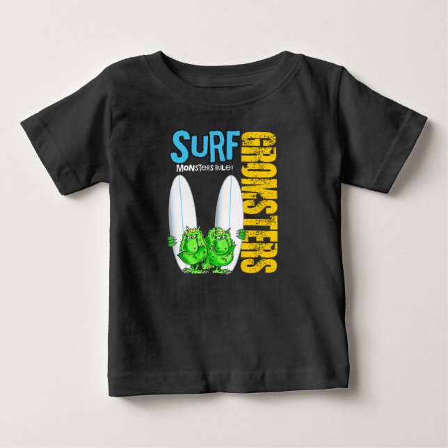 Camiseta Para Bebê surf Gromster Baby (Frente)