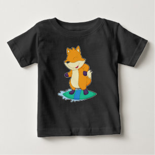 Camiseta Para Bebê Surfboard Fox Surfer