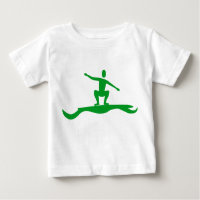 Surfing Figure - Grass Green