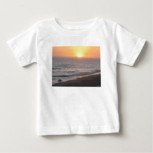 Camiseta Para Bebê Surfistas do Pôr do Sol