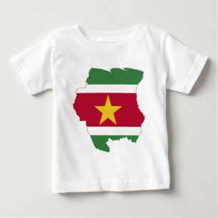 Camiseta Para Bebê Suriname