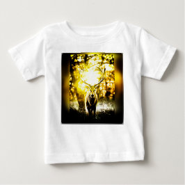 Camiseta Para Bebê Surpreendente veado 01-01