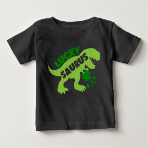 Camiseta Para Bebê Surus da sorte - Rua. Dino do dia de Patrick