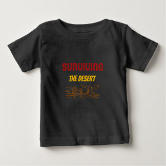 Camiseta Para Bebê Surviving The Desert Desert Camping