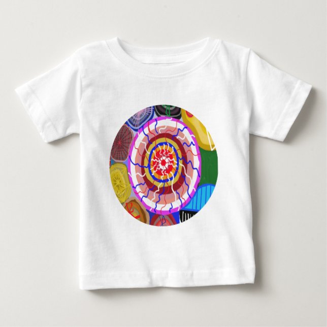 Camiseta Para Bebê Surya Chakra - Energia de Fonte Sun (Frente)