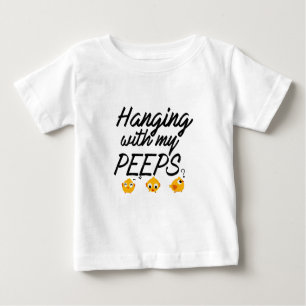 Camiseta Para Bebê Suspensão com minhas espreitadelas - design social