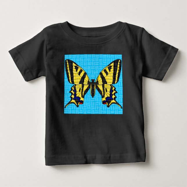 Camiseta Para Bebê Swallowtail (vívida) - Camiseta de Bebê (Frente)