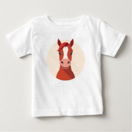 Camiseta Para Bebê Sweet Chestnut Pony T-Shirts